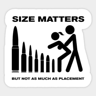 Size Matters Sticker